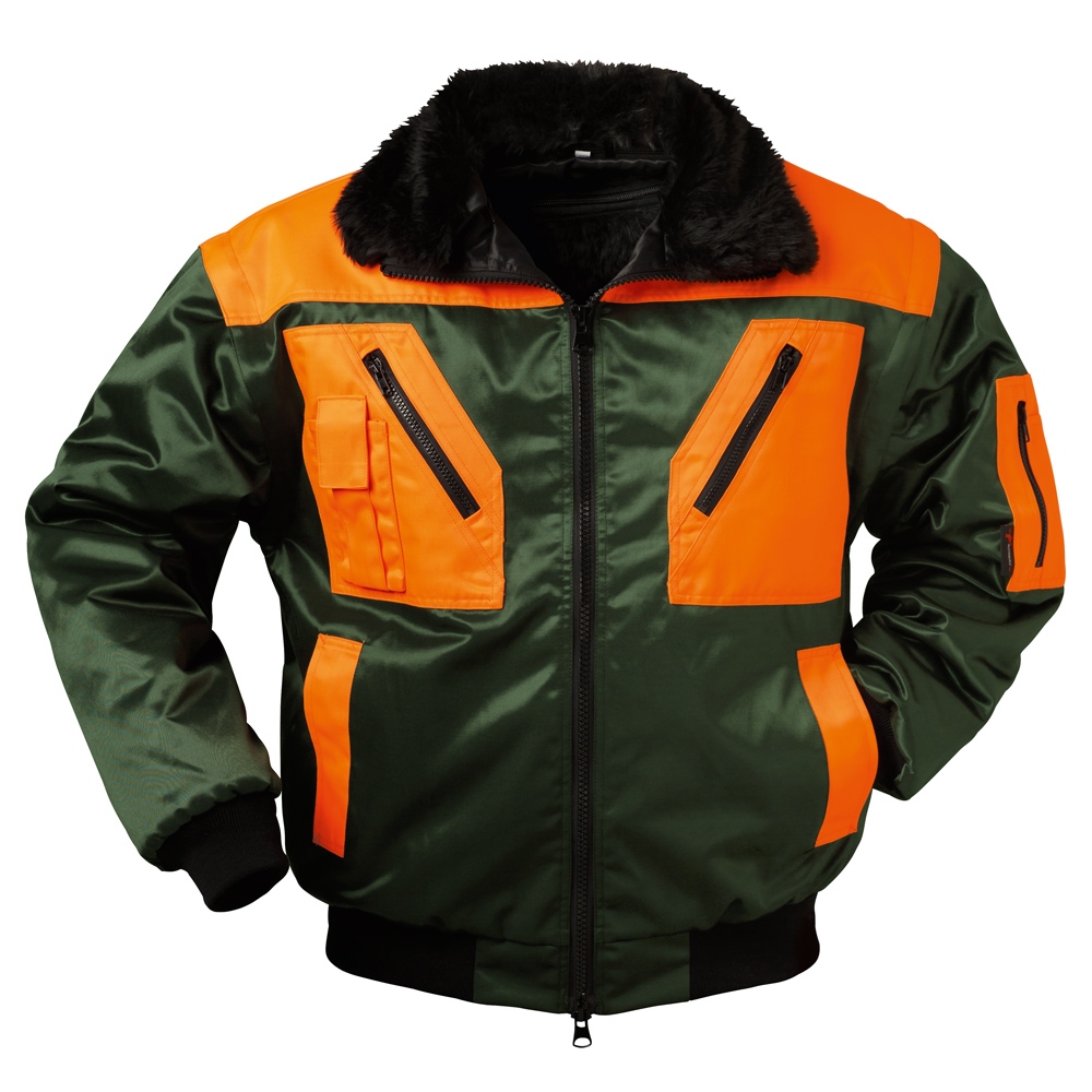 pics/Feldtmann/Norway/norway-22758-rotdorn-pilotenjacke-4-in-1-waldarbeiter-fliegerjacke-forstgrün-orange-webpelzkragen-innenfutter-weste-multifunktional.jpg