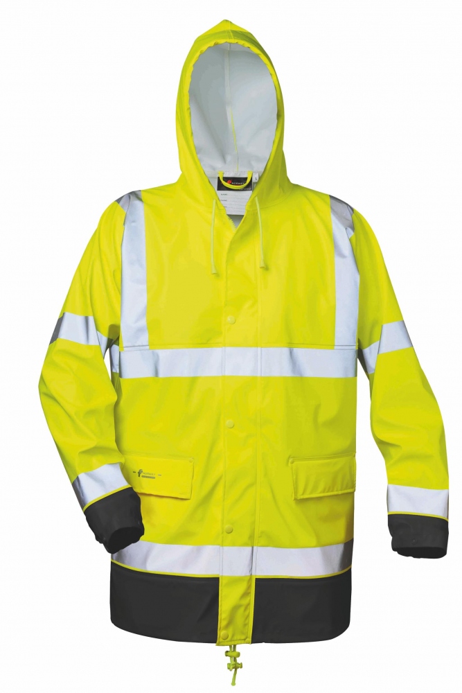 pics/Feldtmann/Norway/norway-2360-manfred-warnschutz-pu-stretch-regenjacke-mit-kapuze-iso-20471-klasse-3-gelb-schwarz-abgesetzt.jpg