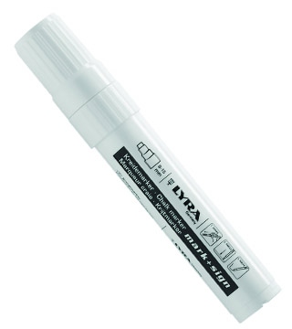 White chalk markers