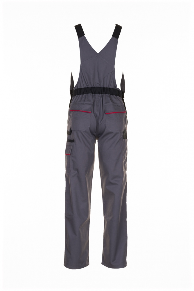 pics/Planam/2332/neu/planam-2332-highline-work-dungarees-slate-black-red-back.jpg