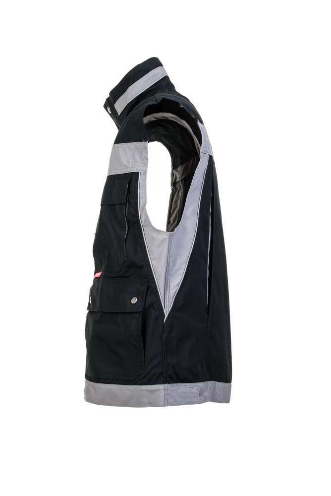 pics/Planam/2530/planam-2530-plaline-mens-work-vest-black-zinc-left.jpg