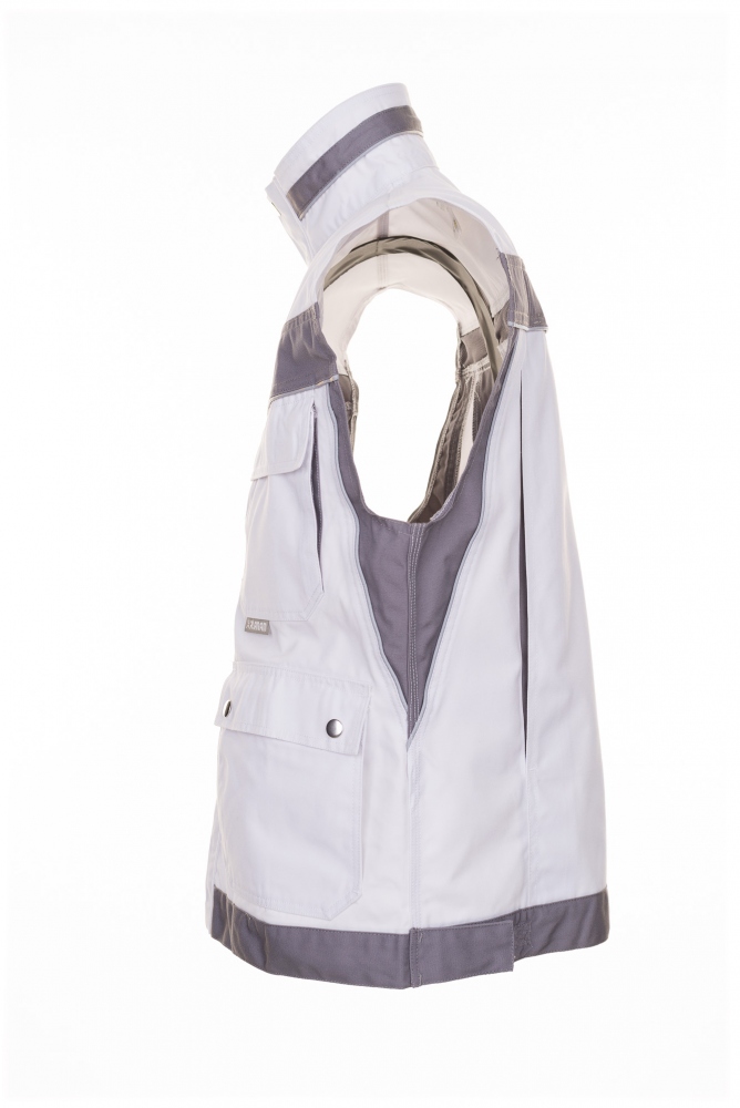 pics/Planam/2533/planam-2533-plaline-mens-work-vest-royal-pure-white-zinc-left.jpg