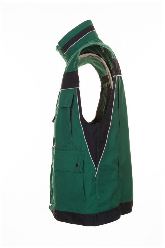 pics/Planam/2535/planam-2535-plaline-mens-work-vest-green-black-left.jpg