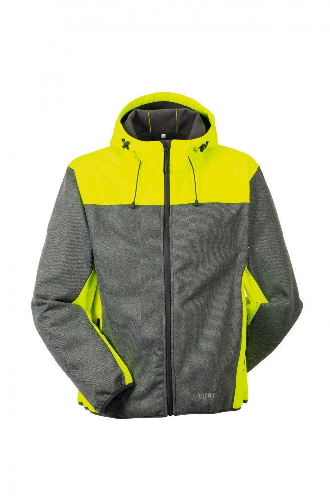 pics/Planam/3733/3733-360-outdoor-softshell-jacket-gray-yellow-front.jpg