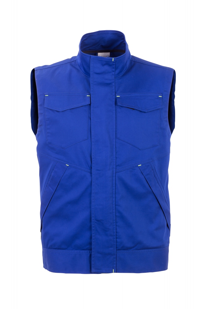 pics/Planam/6633/planam-6633-stretchline-mens-work-vest-royal-blue-front.jpg