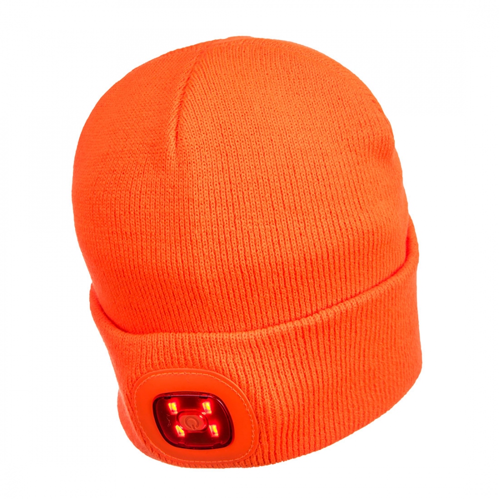pics/Portwest/muetzen/portwest-b028-beanie-hat-with-usb-rechargable-leds-orange-backlight.jpg