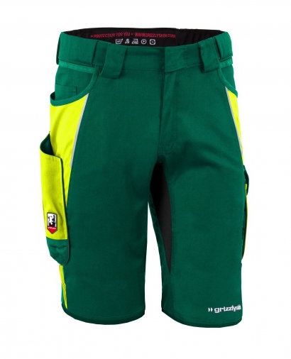 pics/grizzlyskin/grizzlyskin-gim3611-iron-lyocell-working-shorts-green-yellow-front.jpg