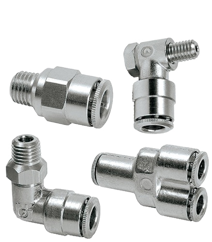 Nickel-plated fittings